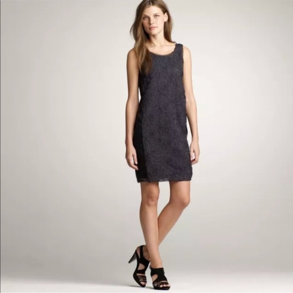 JCREW Silk Tulle Blossom Rosette Cocktail Formal Party Shift Dress